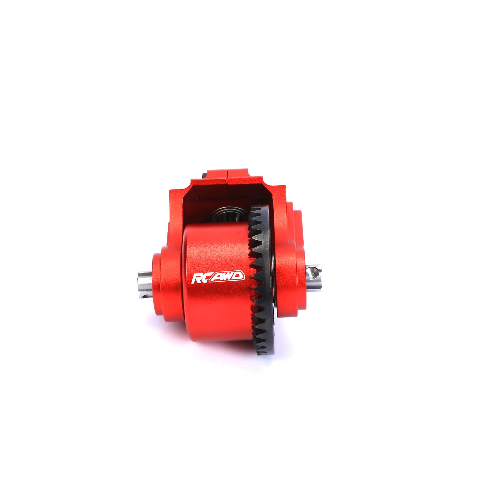 RCAWD arrma Differential Set 37T 13T Vergrößerte Spiralzähne für ARRMA Big Rock, Granit, Senton, Vorteks, Typhon, Infrktion, Vendetta 3S & Kraton Outcast 4S V2 Upgrade Part (rot)