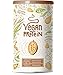Proteina Vegana - CHOCOLATE - Proteína vegetal de soja, arroz, guisantes, amaranto, semillas de lino de girasol y de calabaza germinadas - 600 g en polvo con sabor a Chocolate natural