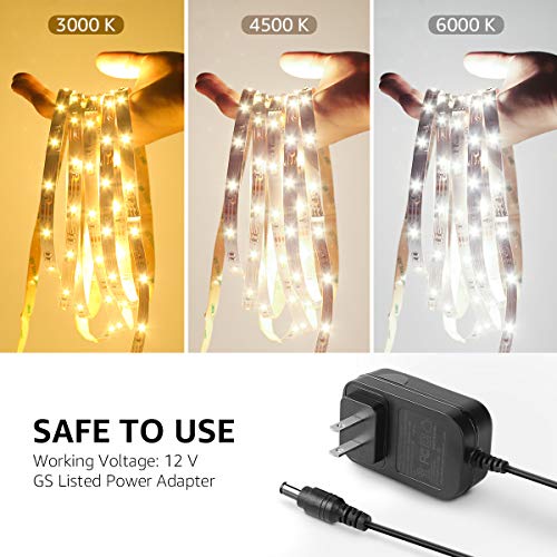Lepro Bundle – Tiras LED ajustables 3000K-6000K 16.4ft miniatura 3