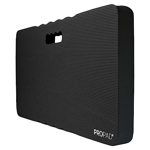 Thick Kneeling Pad, Garden Kneeler for Gardening, Bath Kneeler for Baby Bath, Kneeling Mat for Exercise & Yoga, Knee Pad for Work, Floor Foam Pad, Extra Extra Large (XXL) 24 x 14 x 1.5 Inches, Black