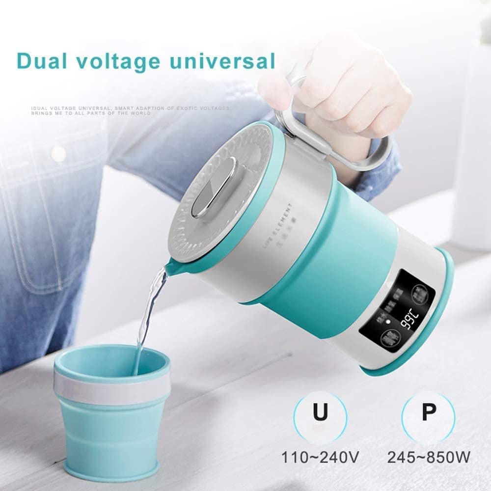 hervidor eléctrico, Control de pantalla táctil for viajes, 600 ml, apagado automático