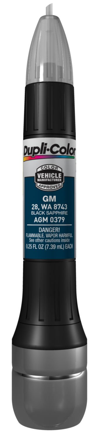 Dupli-Color AGM0379 Scratch Fix All-In-1 Exact-Match Automotive Touch-Up Paint – General Motors Black Sapphire – 0.25 oz. Paint Pen