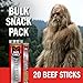 Jack Link's Beef Sticks, Original Zero Sugar - Protein Snack, Meat Stick with 5g of Protein, Meat Snack Sticks Made with 100% Beef, Keto & Paleo Diet Friendly, Individually Wrapped - 0.92 Oz. (20 Count)