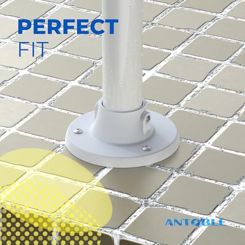 Above Ground Pool Ladder Deck Flanges for InnovaPlas LumiO, 2 in, 2 Pack by ANTOBLE - Used condition - Image 5