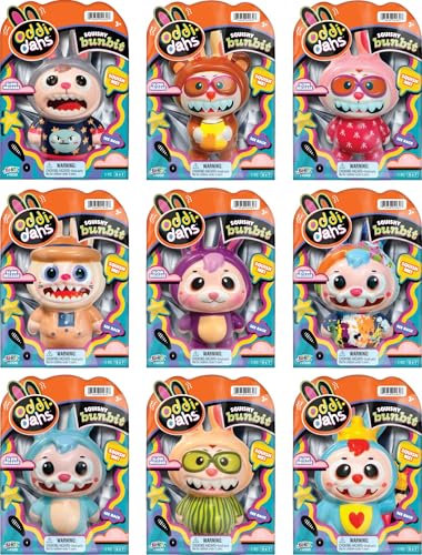 JA-RU Oddi-Dahs Squishy Bunbit Slow Rising Squishy Toy. Soft Squeeze Bunny Figures for Kids, Party Favors, Easter Basket Stuffers, Goodie Bag Fillers. 4930 (9 Units, Squishy Bunbit)