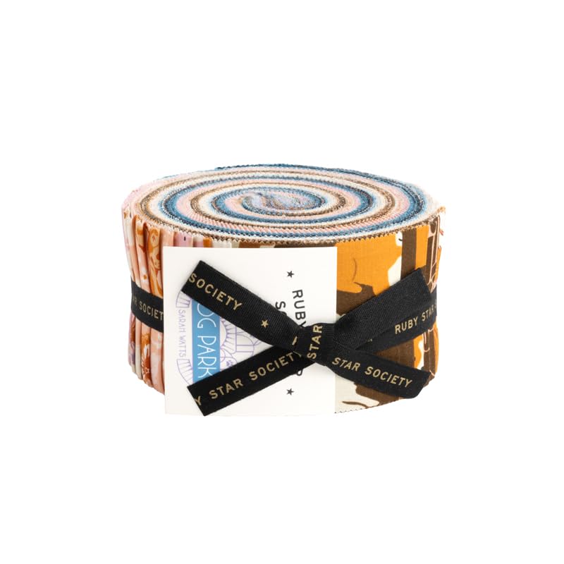 Dog Park Jelly Roll (40 Pieces) by Sarah Watts for Ruby Star Society (RS2093JR)