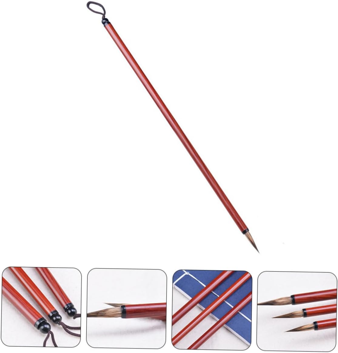 1Pc Portable Ink Brush for Calligraphy and Watercolor Painting Durable Writing Brush for Beginners for Chinese Calligraphy Sumi Drawing and Daily Writing