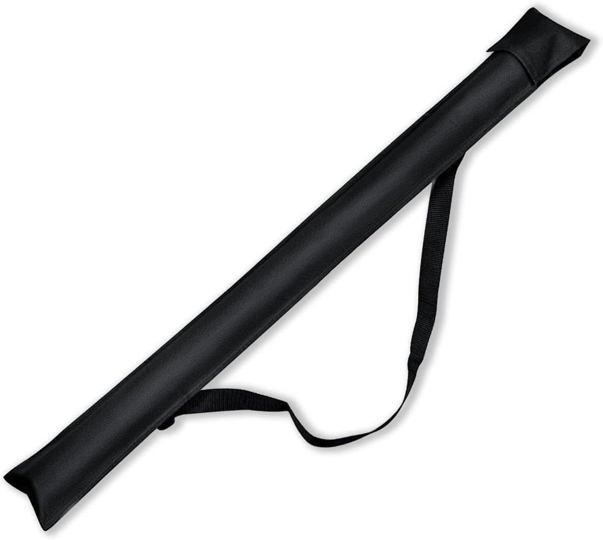 THE WHITE SHOP Black Color Pool Stick Carrying Cue Case Bag, Snooker Billiard Stick Rod Storage Carrying Bag for Protecting the 1/2 Billiard Stick