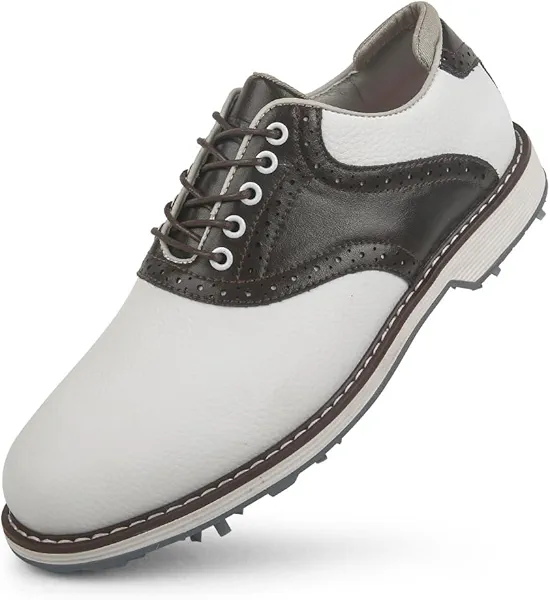 Men Golf Shoes Waterproof Professional Golf Footwears Spikes Spikeless Golf Walking Sneakers Turf Sports Golf Training Sneakers for Men