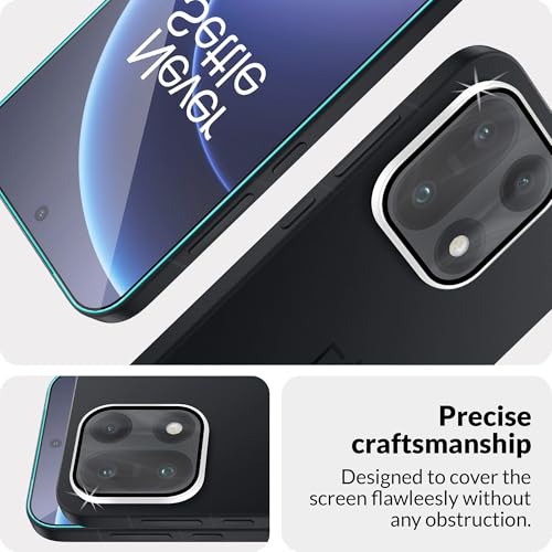 Image of ArmourPro Edge to Edge Tempered Glass for OnePlus 15 with Silver Camera Ring Guard, 9H Screen Protector, Anti-Scratch, Anti-Fingerprint, Bubble-Free Installation Kit