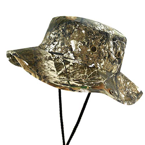 Hunting Headwear - Official Licensed Realtree Camouflage Outdoor Sun Cap Hat (2. Boonie 1 - Edge, L/Xl) #TOP2