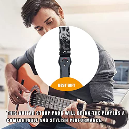UIKEEYUIS Sangle de guitare électrique accessoires musicaux universels ceinture d’épaule basse pièces de rechange… - Les Beatles, Paul McCartney, John Lennon, RIngo Starr, George Harrison UIKEEYUIS Sangle de guitare électrique accessoires musicaux universels ceinture d'épaule basse pièces de rechange… – Image 4