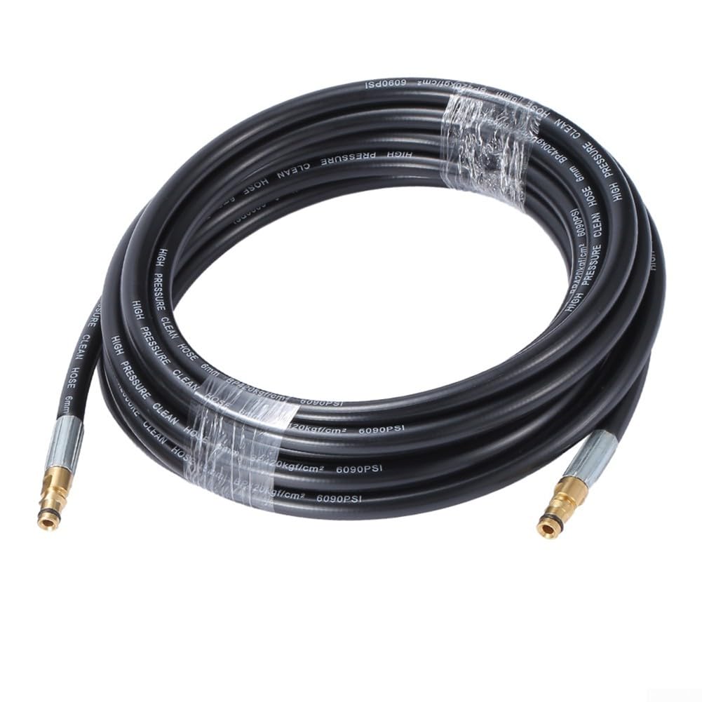 Pressure Washer Replacement Hose for Karcher K2-K7, High Pressure Extension 5M/6M/10M/15M Quick Connect Black(6M)