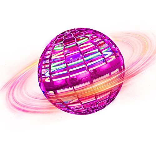 Flying Toys That Brings Magic into Reality,Flynova Pro Flying Boomerang Ball Toy Flying Space Orb Ball Spinner Hand Hover Drone Ball Soaring Nebula Fly Orb Toy Nova Pink Floating Outdoor Cool Toys