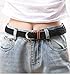 2 Piezas Cinturón Elástico Táctico Lona Pantalones Casuales Multicolor Mujer