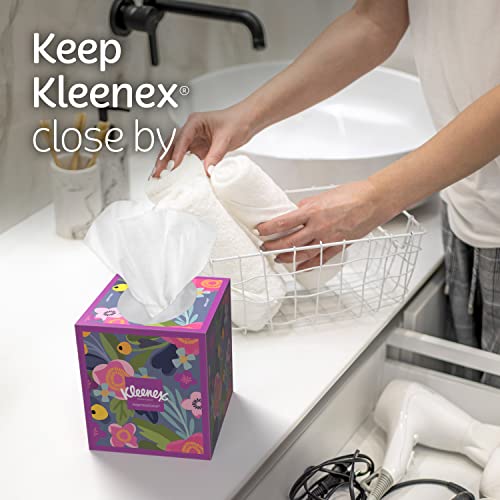 Kleenex Expressions Ultra Soft Facial Tissues 3-Ply, 18 Cube Boxes (60 - View #10