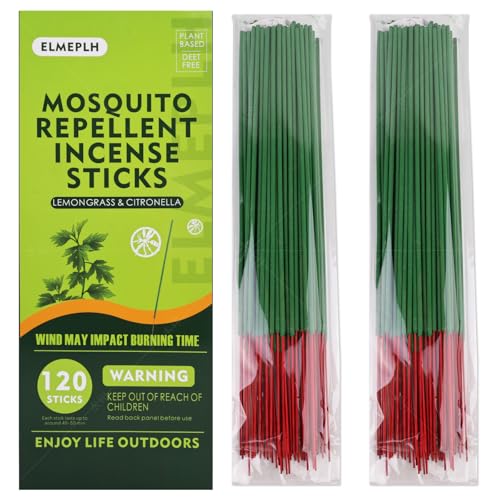 120 Count Citronella Mosquito Repellent Incense Sticks Outdoor Patio by Elmeplh - Used condition - Image 3
