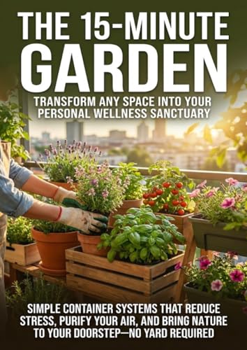 The 15-Minute Garden: Transform Any Space Into Your Personal Wellness