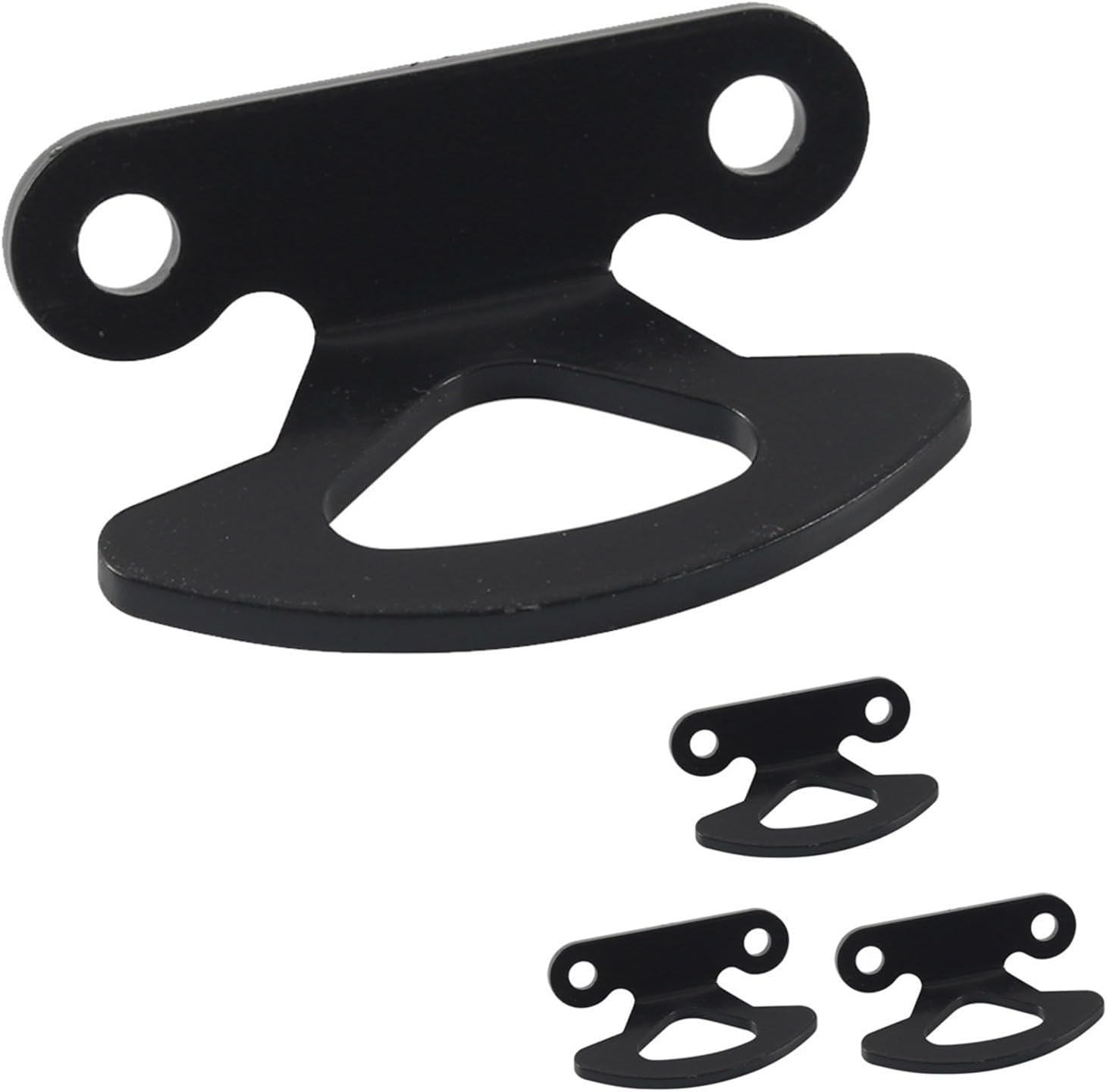 Secure Cargo Hook Brackets Holders for Pickup Trucks Safe Transport, Easy Installation Sturdy Hooks, 4Piece Secure Load Bracket Set