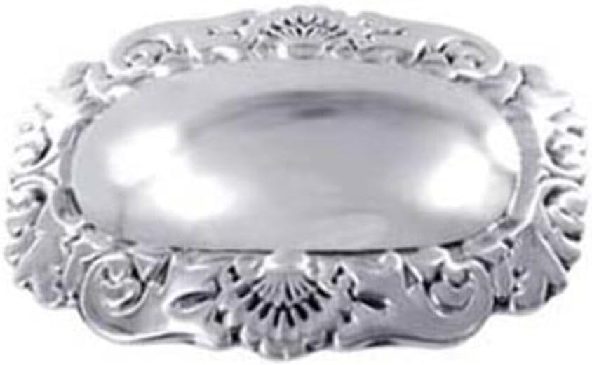 Gem Avenue Floral Design Buckle Shape 925 Sterling Silver Slide Pendant for Women
