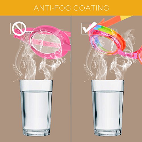 Kids Swim Goggles Waterproof Swimming Goggles Kids Goggles Glasses Anti Fog No Leak Soft Silicone Gasket For Girls Child #TOP4