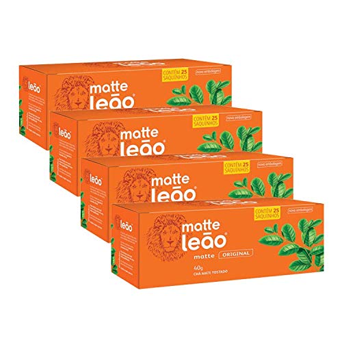 Yerba Mate Tea Bags Leao - 4x 25
