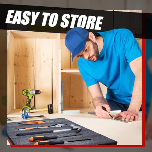 image for Gisafai 3 Sets Tool Box Foam Sets Includes 3 Tool Box Liner 1 Foam Cut