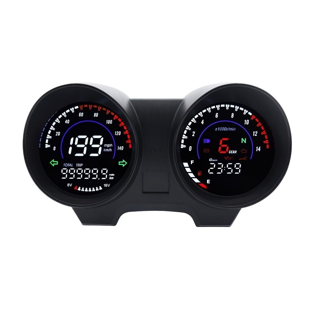 KNVBGG Speedometer Odometer Meter 2023 Digital Dashboard Electronics Motorcycle RPM Meter Speedometer for Titan 150 CG150 Fan150 2010 2012