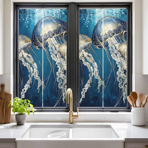 Vinilo decorativo adhesivo para ventana 39.3 x 19.6 pulgadas miniatura 2