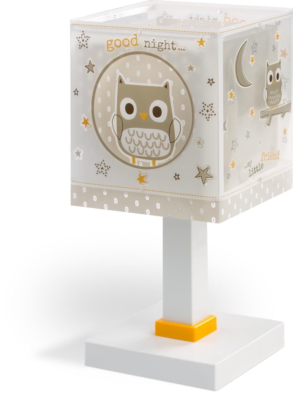 Lampe de table enfant hibou luminaire de chevet 63391N Dalber G4 LED 4W