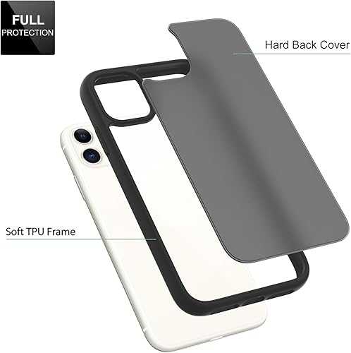 Vista 257 de TENOC Funda para teléfono compatible con iPhone 13 Pro Max, funda transparente a prueba de golpes protectora delgada para 6.7 pulgadas