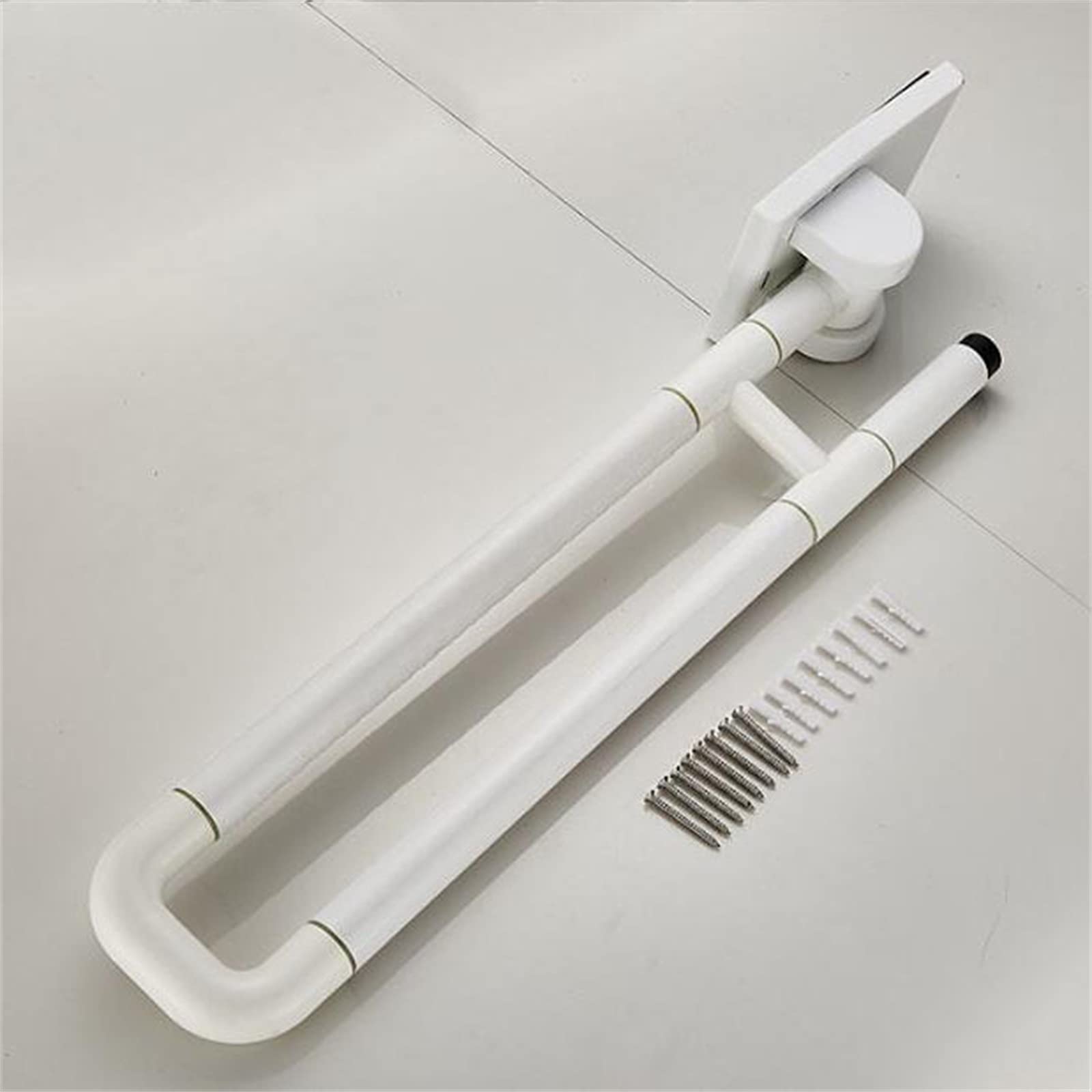 Barras de apoyo for baño, barra de apoyo de seguridad for baño, barra de apoyo en forma de U, pasamanos plegable for inodoro, manija de apoyo de seguridad sin barreras for discapacitados, ancianos, mu