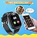 Smart Watch for Kids Boys Girls - Touch Screen Game Smartwatch with Call SOS Camera 7 Games Alarm Clock Music Player Record for Children Birthday Gifts 4-10 Kids Phone Watch with 1GB SD Card (Black)