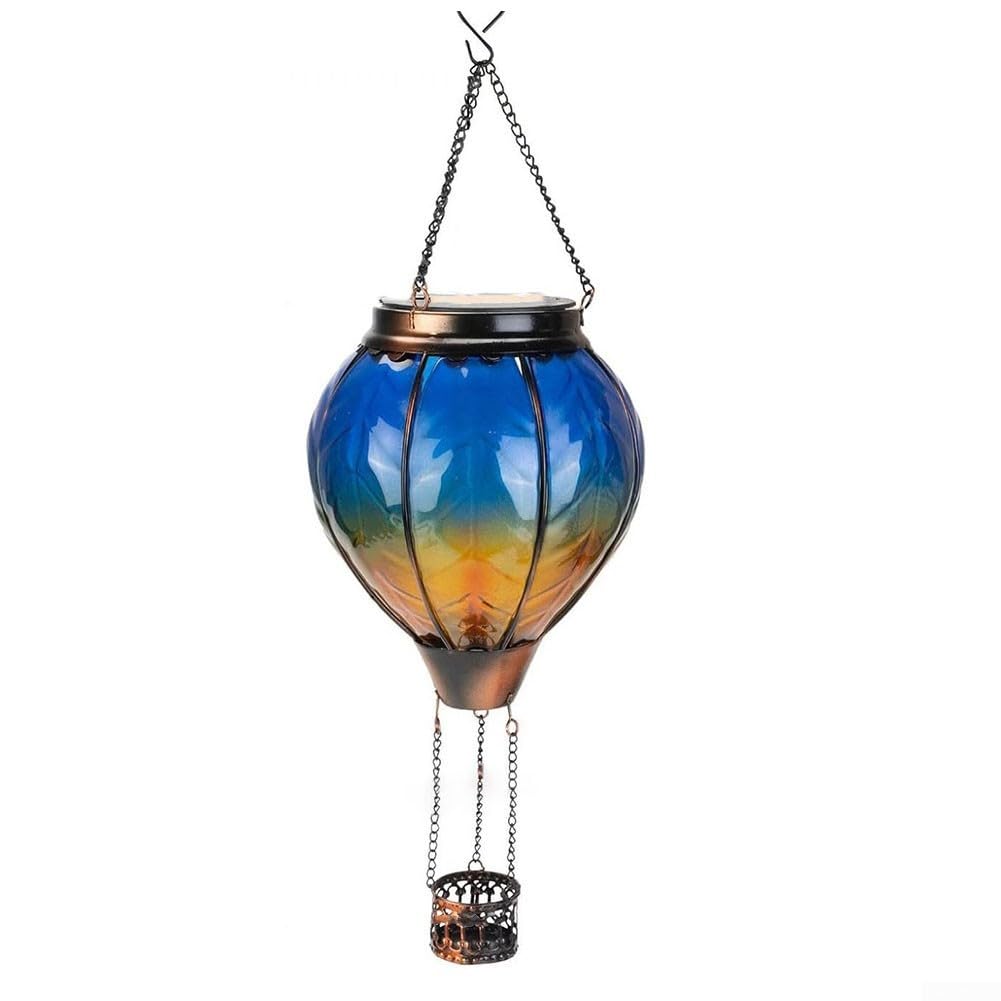Zoegneer Solar Hot Air Balloon Lights with Design for Outdoor Decor for Tree Yard Garden
