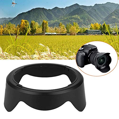 Yunir Lens Hood, EW-73C Black Portable Camera Mount Lens Hood Shade, Hood Replacement for EF-S 10-18mm f4.5-5.6 IS STM - Image 4