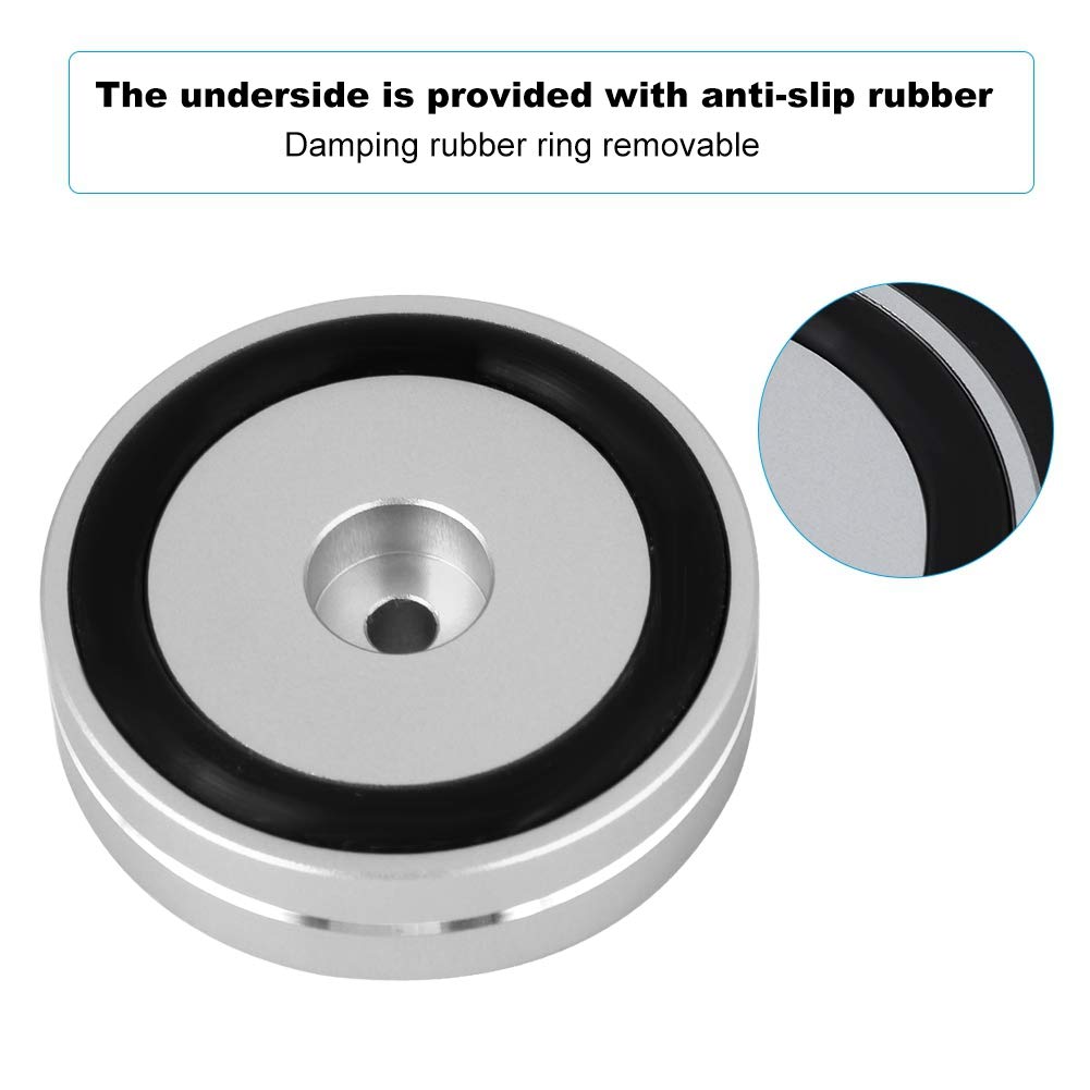 Piedini Per Altoparlanti 8 Pezzi 25x4mm – Cuscinetti Antivibranti In Rame Con Placcatura Per Speaker, Amplificatori E CD Player