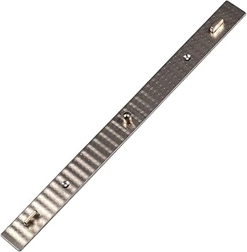 Gralara Comic Tool Ruler Peg Bar Standard 3 Holes Sturdy Metal Art Drawing Supplies for Fixing Animation Positioning Paper Students