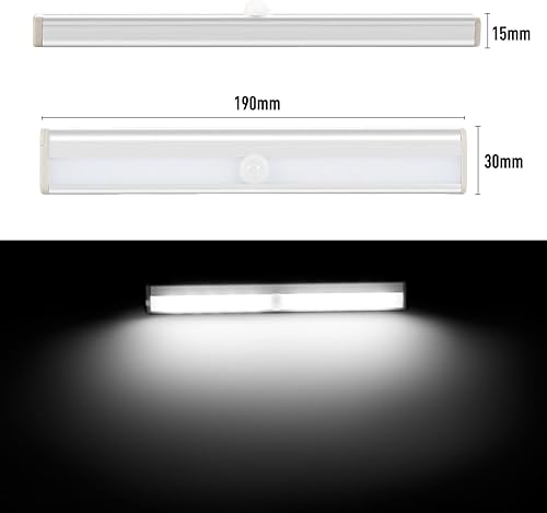 Miniatura 5 de Seagenck Luces inalámbricas para autocaravanas, barra de luces con sensor de movimiento alimentada por batería, para cámper, remolque, viajes,