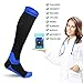 Laneco Compression Socks for Women & Men (2 Pairs), Graduated Compression Sock 20-30 mmHg for Nurses, Running, Maternity Pregnancy, Athletic Sports, Flight Travel, Shin Splints, Edema, Varicose Veins