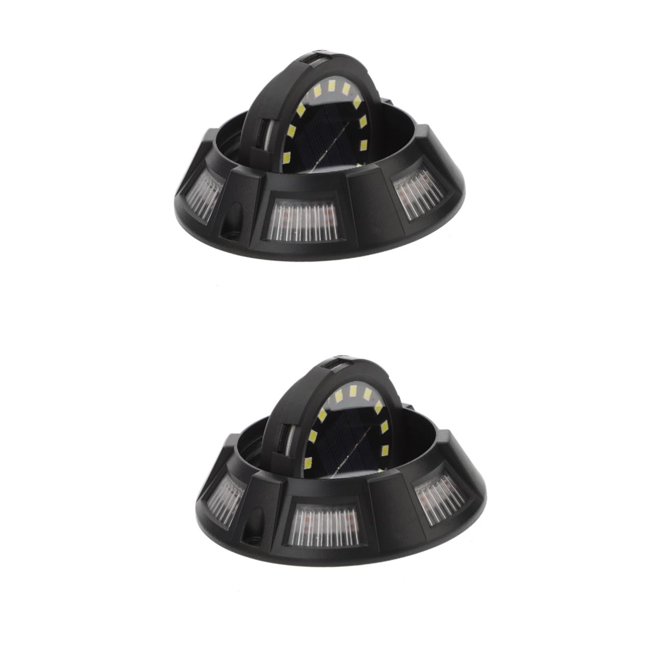 DOITOOL 8pcs Solar Ground Lights for Outdoor Use Landscape Lighting Color for Pathways Gardens Lawns and Driveways