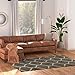 Produktbild AmazonBasics Modern Plush Moroccan Trellis Shag Rug 120X170 - Grey