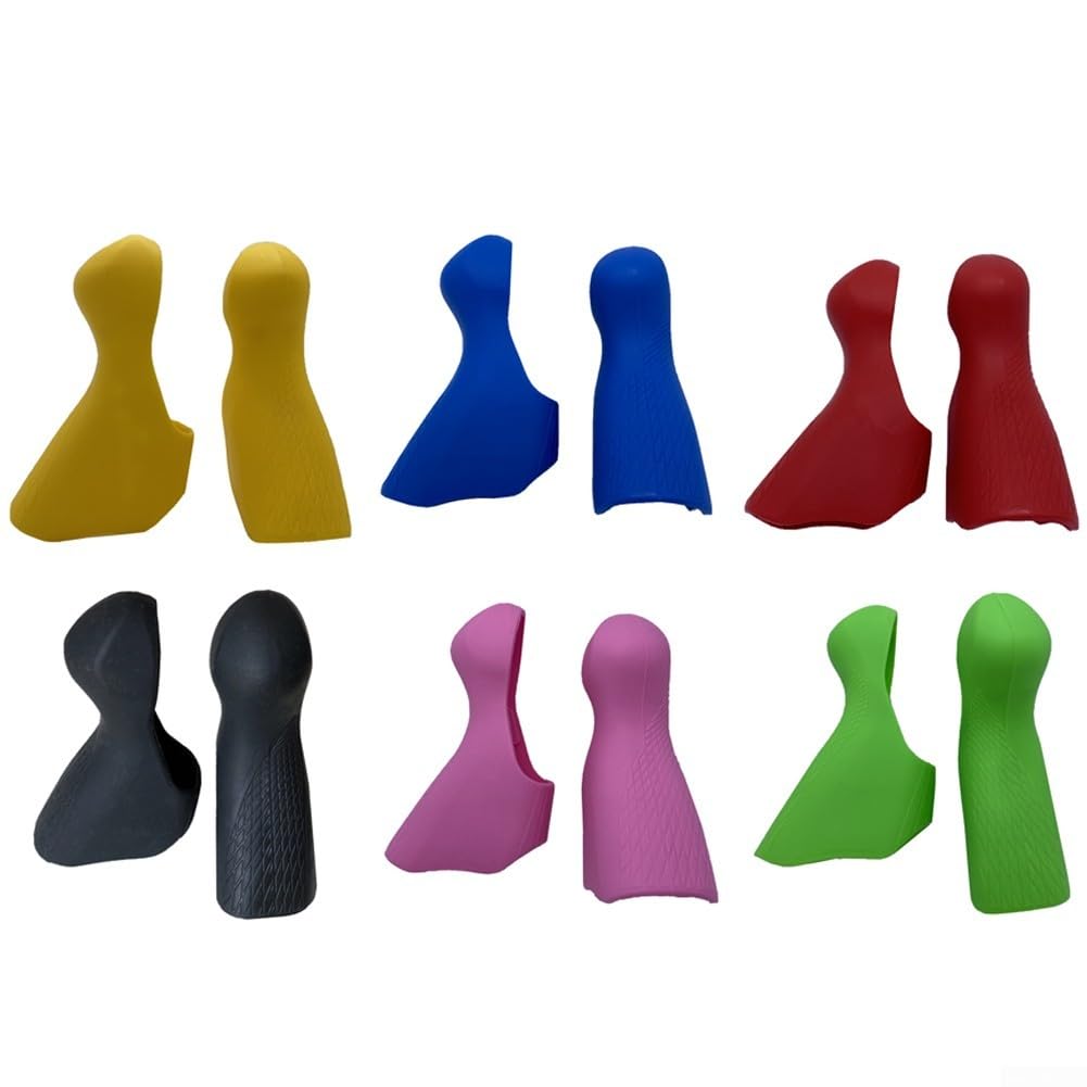 Bike Hoods Cover, ST 5700 Brake Lever Hoods Bike Brake Hoods Cover Handlebar Grips Protector(Green)