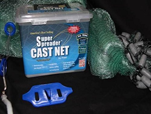 Fitec 11560 Ss1000 Super Spreader Cast Net 6x1 Mesh Desertcart