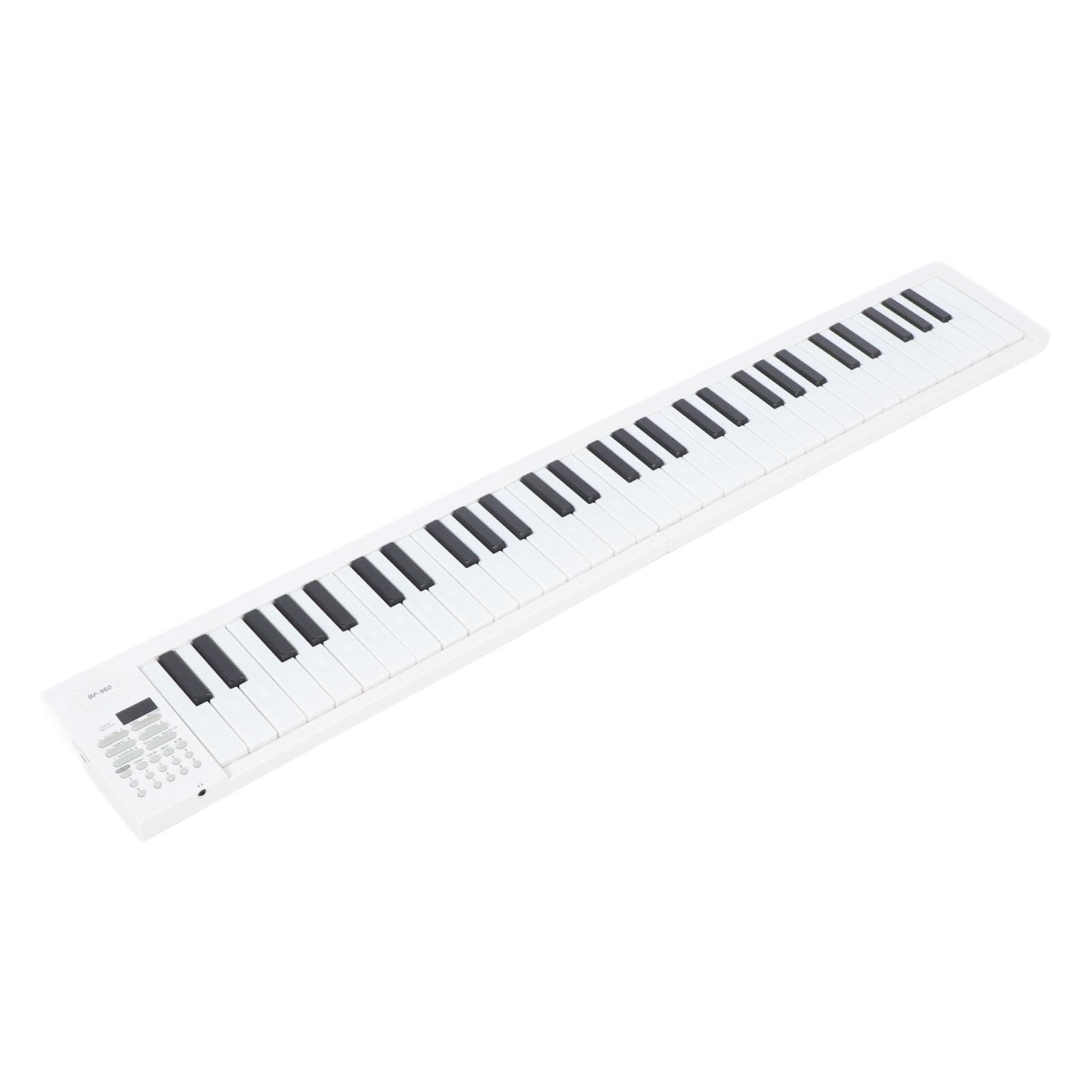 Acouto 6 Klawisz Składany Fortepian Przenośny Klawiatura Składana Elektroniczna Zabawka Instrumentu z Nagrywaniem Playback Ouch Klawiatura 6 Klawisz Składany Fortepian6 Fortepianu