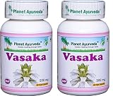 Planet Ayurveda Vasaka, 500mg Veg Capsules - 2 Bottles
