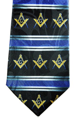Masonic Square & Compass Tie D0028