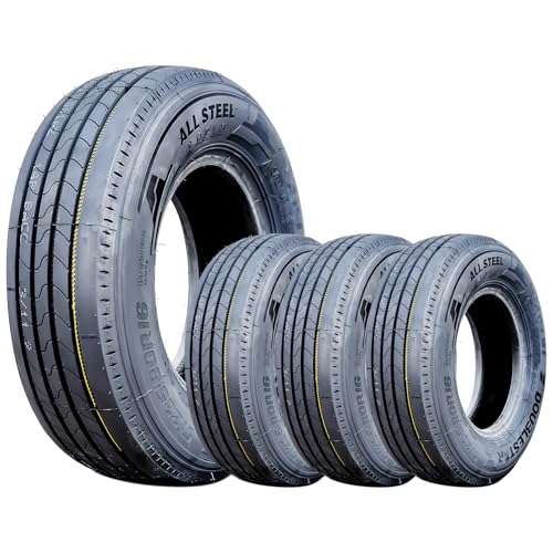 Set of 4 DSRT81 All Steel ST Radial ST235/80R16 Trailer Tires 14-Ply Load Range G 129/125N, Heavy Duty Premium All Season 235/80/16 235/80-16 235 80R16 Trailer Tires