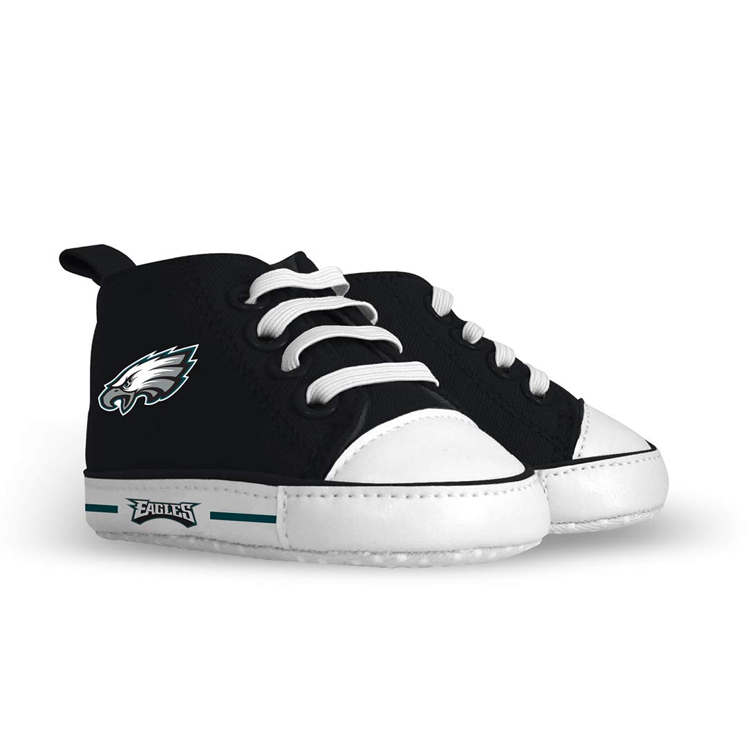 MasterPieces - NFL Baby Pre-Walkers Shoes, Officially Licensed, High Top Sneakers, Soft Anti-Slip Soles, Boys and Girls, 0-6 Months