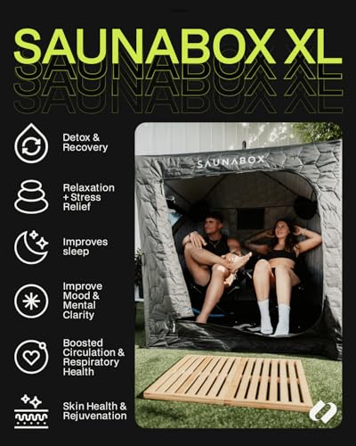 SAUNABOX® XL 2 Person Smart Sauna