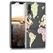 Produktbild kwmobile Hülle kompatibel mit Huawei P20 Pro - Handyhülle - Handy Case Travel Schriftzug Schwarz Mehrfarbig Transparent